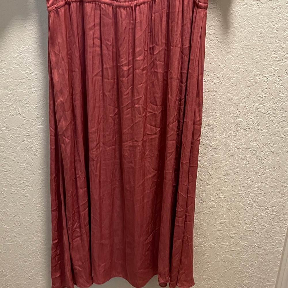 Current Air Rose Midi Dress with Ruffled Sleeves - Picture 5 of 6